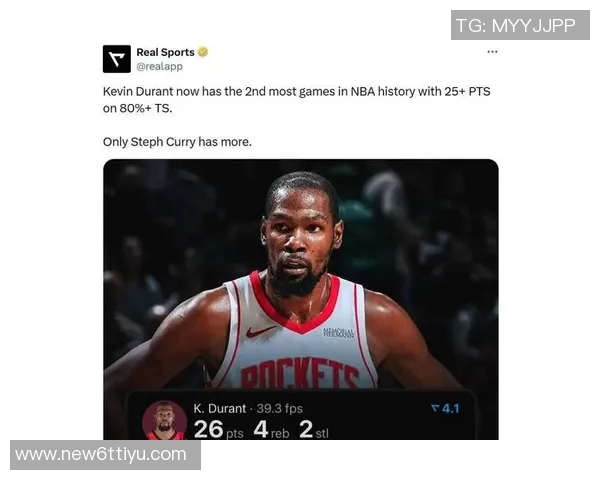 杜兰特称赞小贾巴里每次盖帽都是球队的关键时刻展现出色防守能力